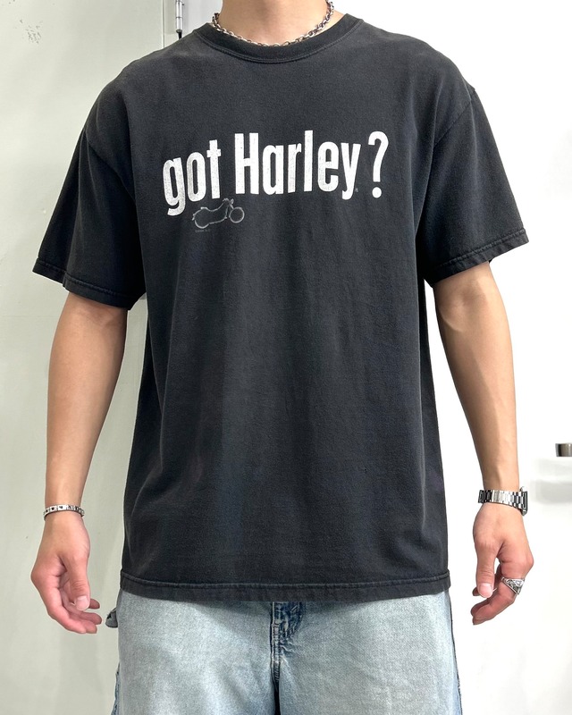 00’s Harley Davidson Design Tee ”got Harely”【Roots店】