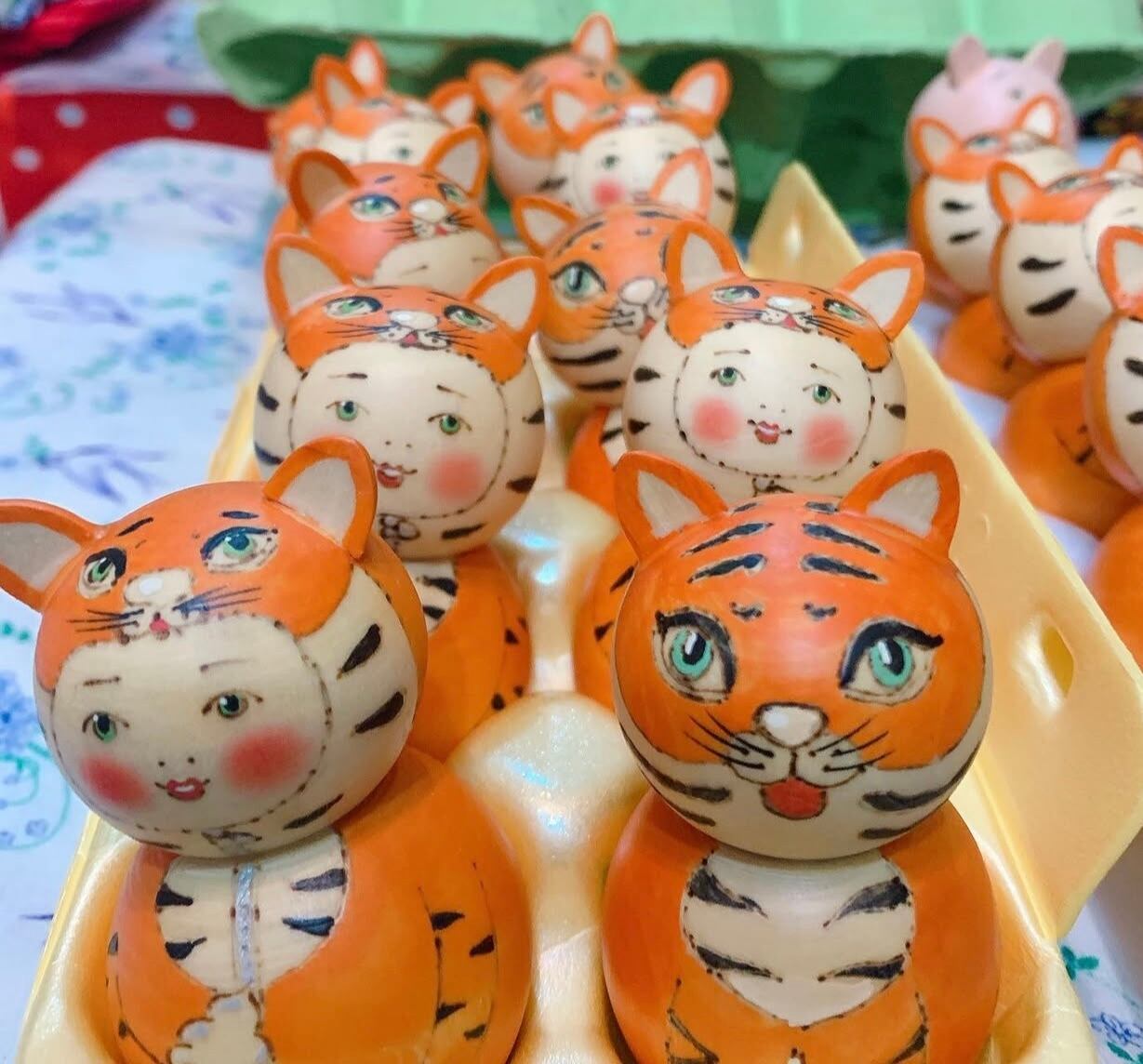 リューバ うさぎ型ドール ロシア マトリョーシカ 秋の感謝セール