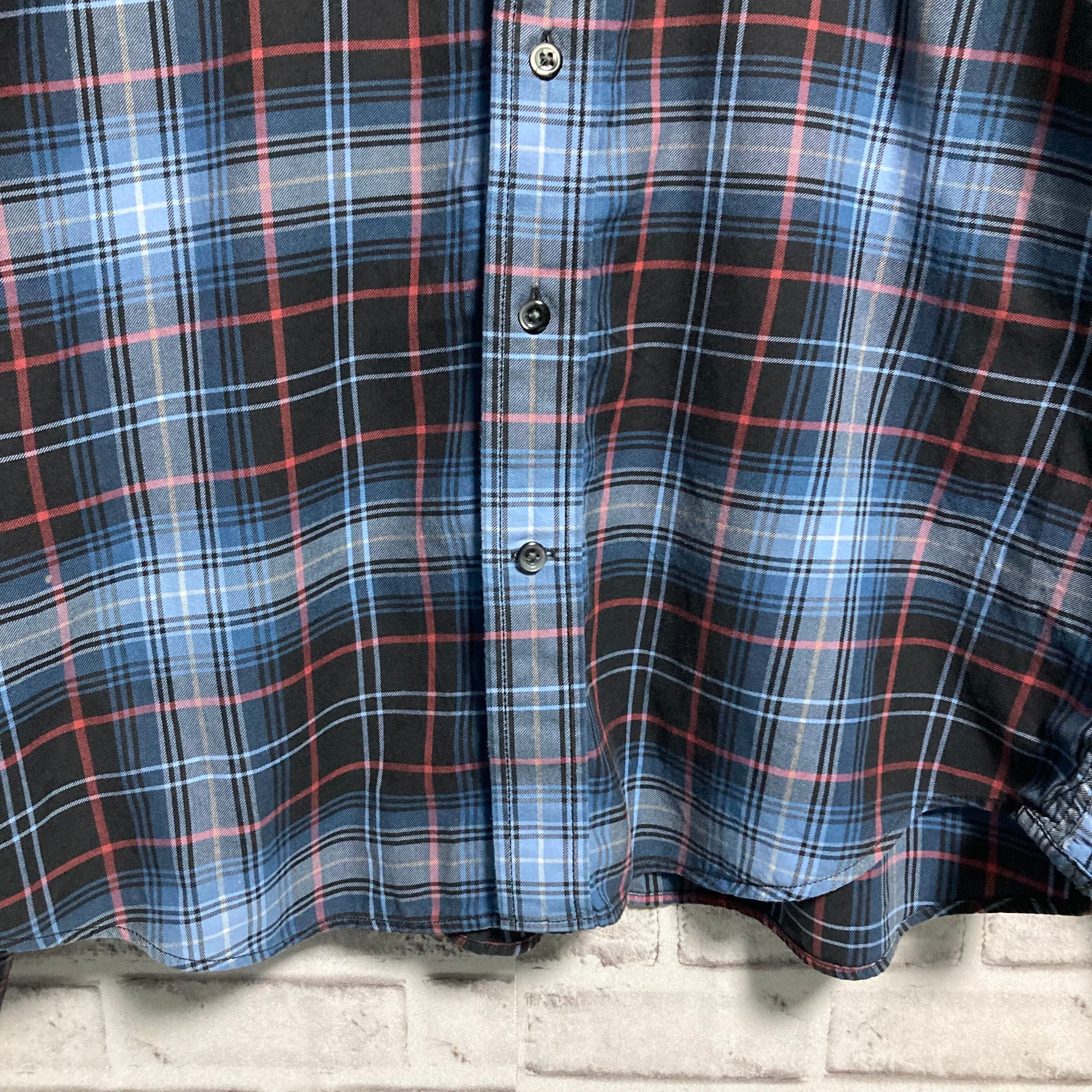 GAP】L/S Check Shirt L 90s “OLD GAP” チェックシャツ オープンカラー ...