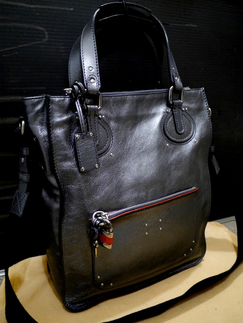 クリスマス限定モデル◆Chloe クロエ ユニセックス パディントン A4対応 ビジネス可 ハンドショルダー2way レザー トート ハンド バッグ 銀