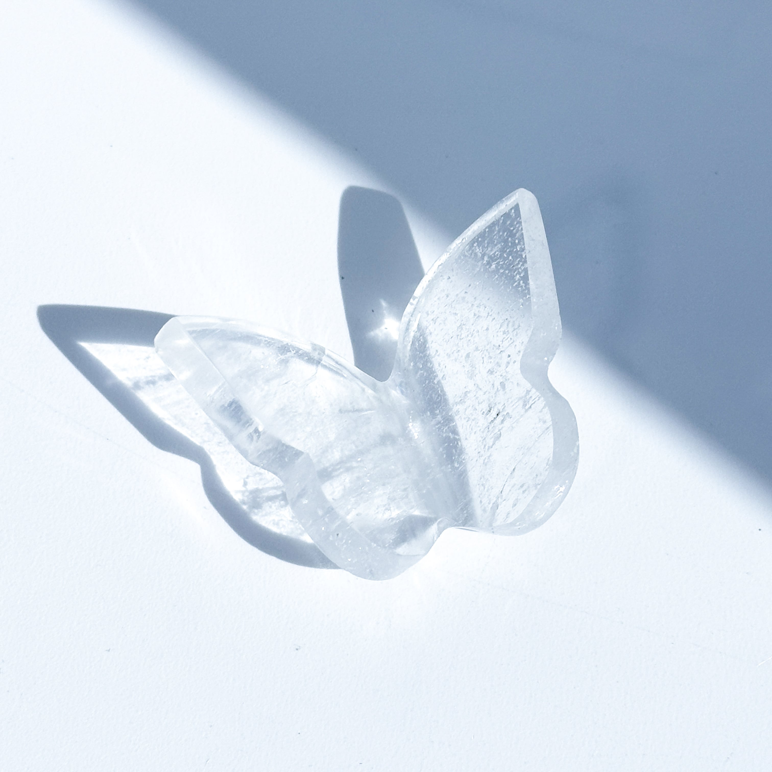 クリアクォーツ 3D蝶 03◇ Clear Quartz Butterfly ◇天然石・鉱物・パワーストーン・インテリア