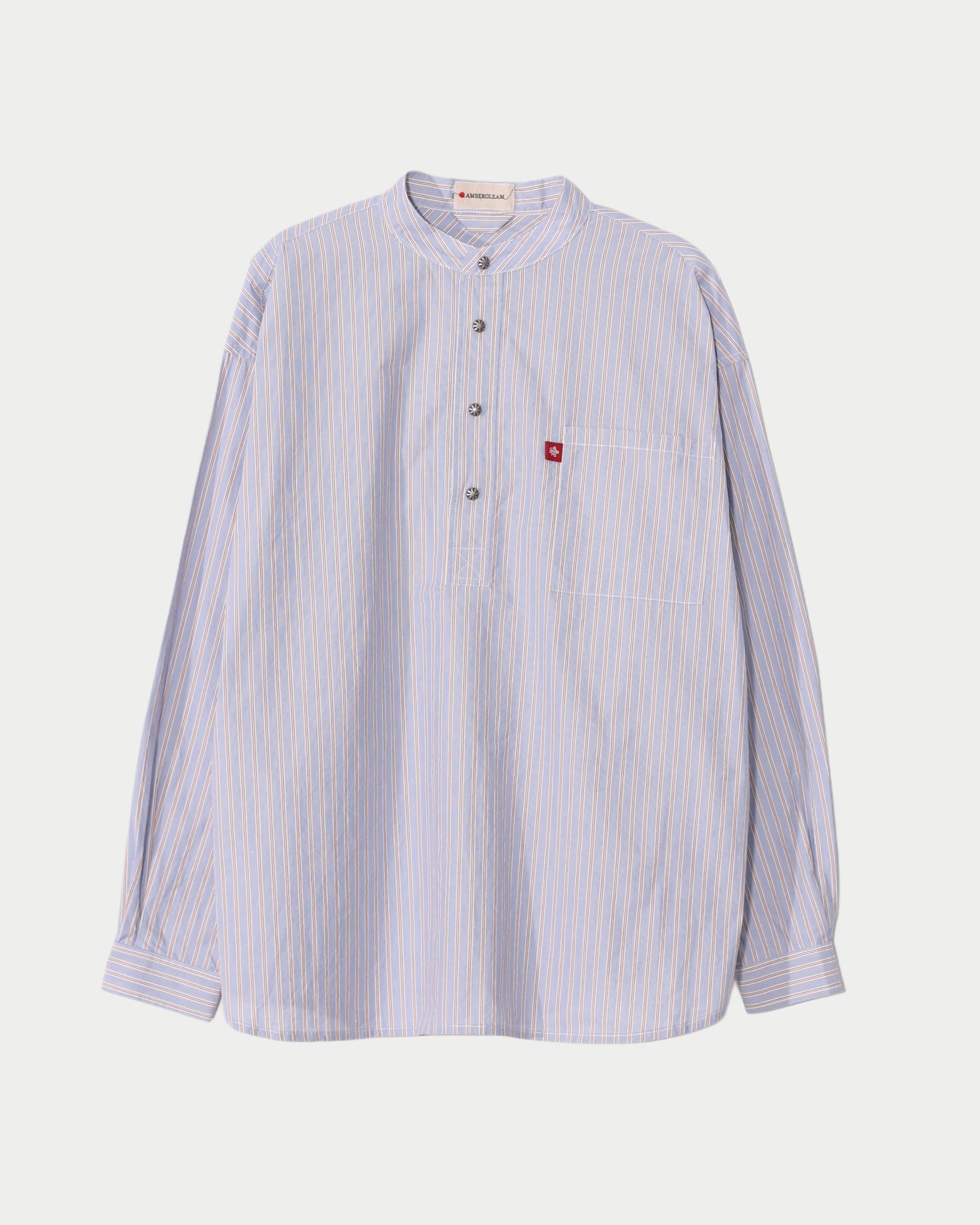Henry Fabric Shirt / Hickory | AMBERGLEAM