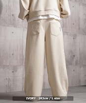 ◆コーデュロイ ワイドストレートパンツ◆lf-25104