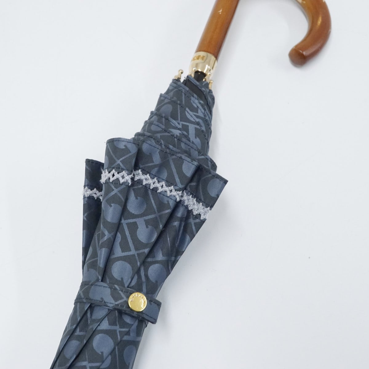 日傘 GHERARDINI ゲラルディーニ 晴雨兼用日傘 USED美品 ネイビー