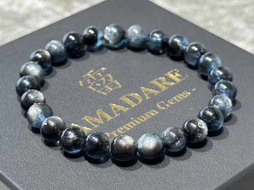 No.1939 ブラックスターアクアマリンブレスレット
