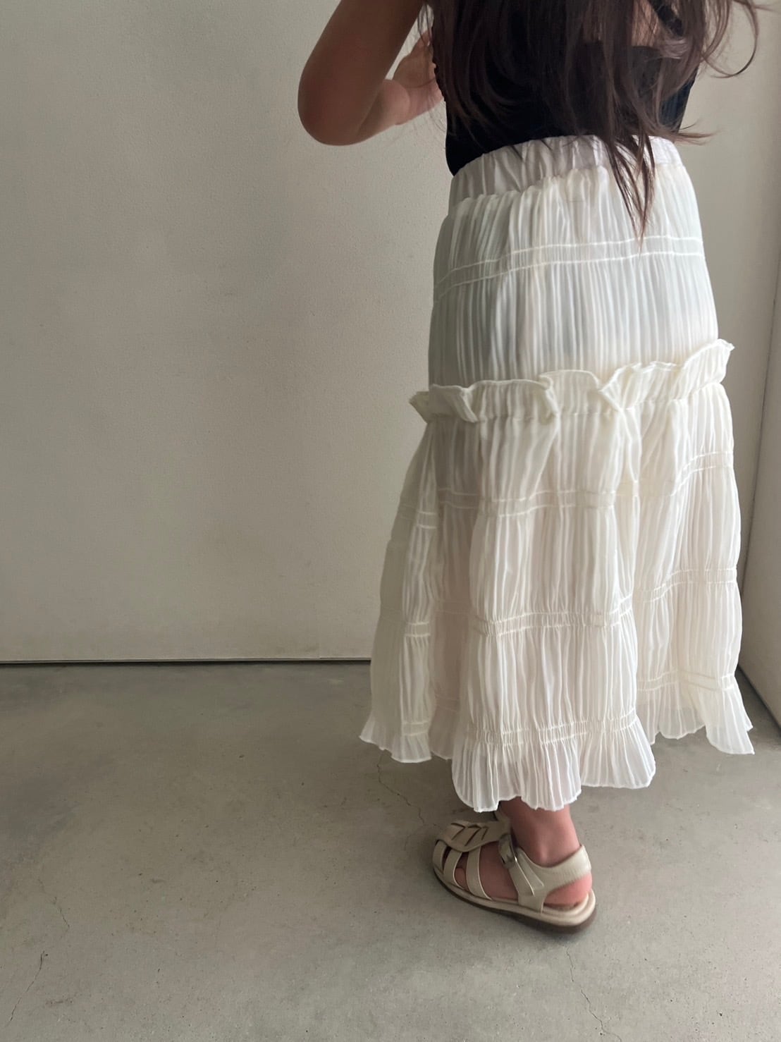 90-140 / shirring skirt〔シャーリングスカート〕