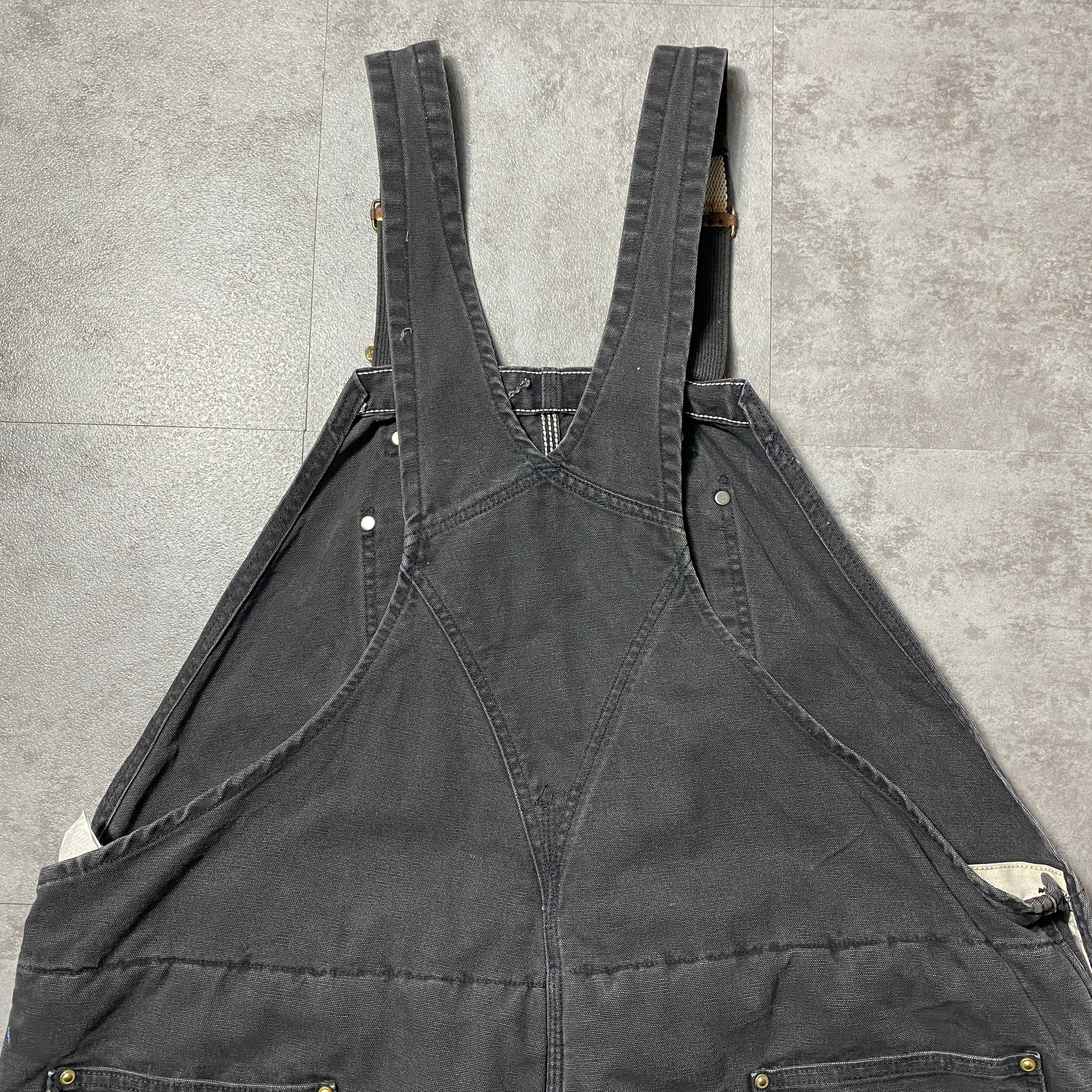 50×30】【USA製】00's carhartt カーハート ボタンフライ ダブルニー