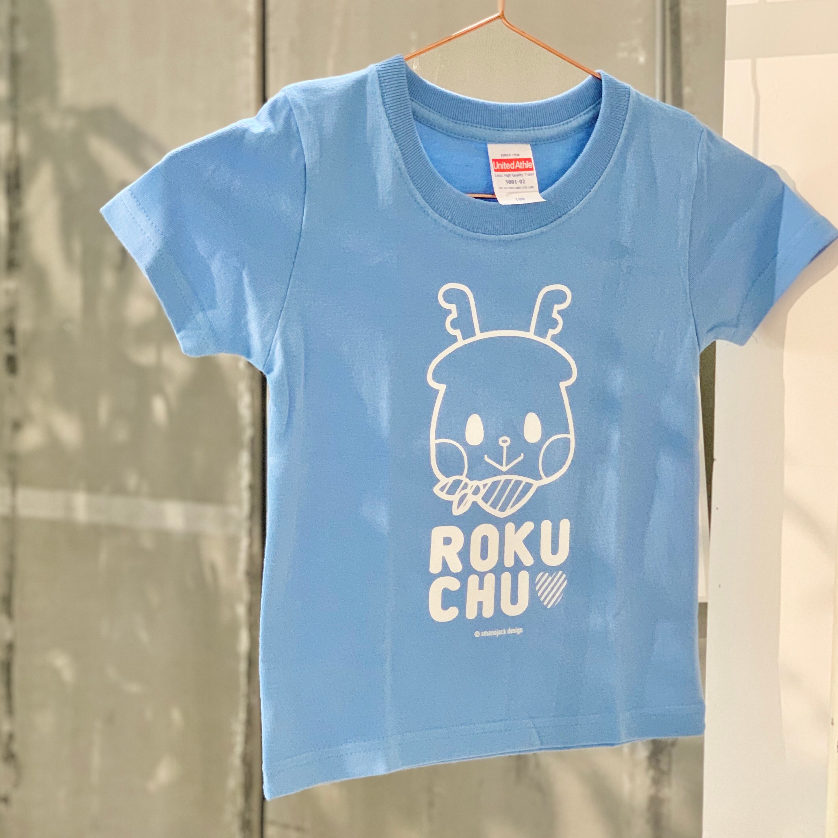 Tシャツ_ROKU CHU♡ | ROKU SHOP ｜鹿キャラクター「ロク」のグッズ専門店