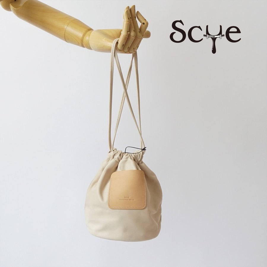 SCYE/サイ・SOFT LEATHER DRAWSTRING BAG