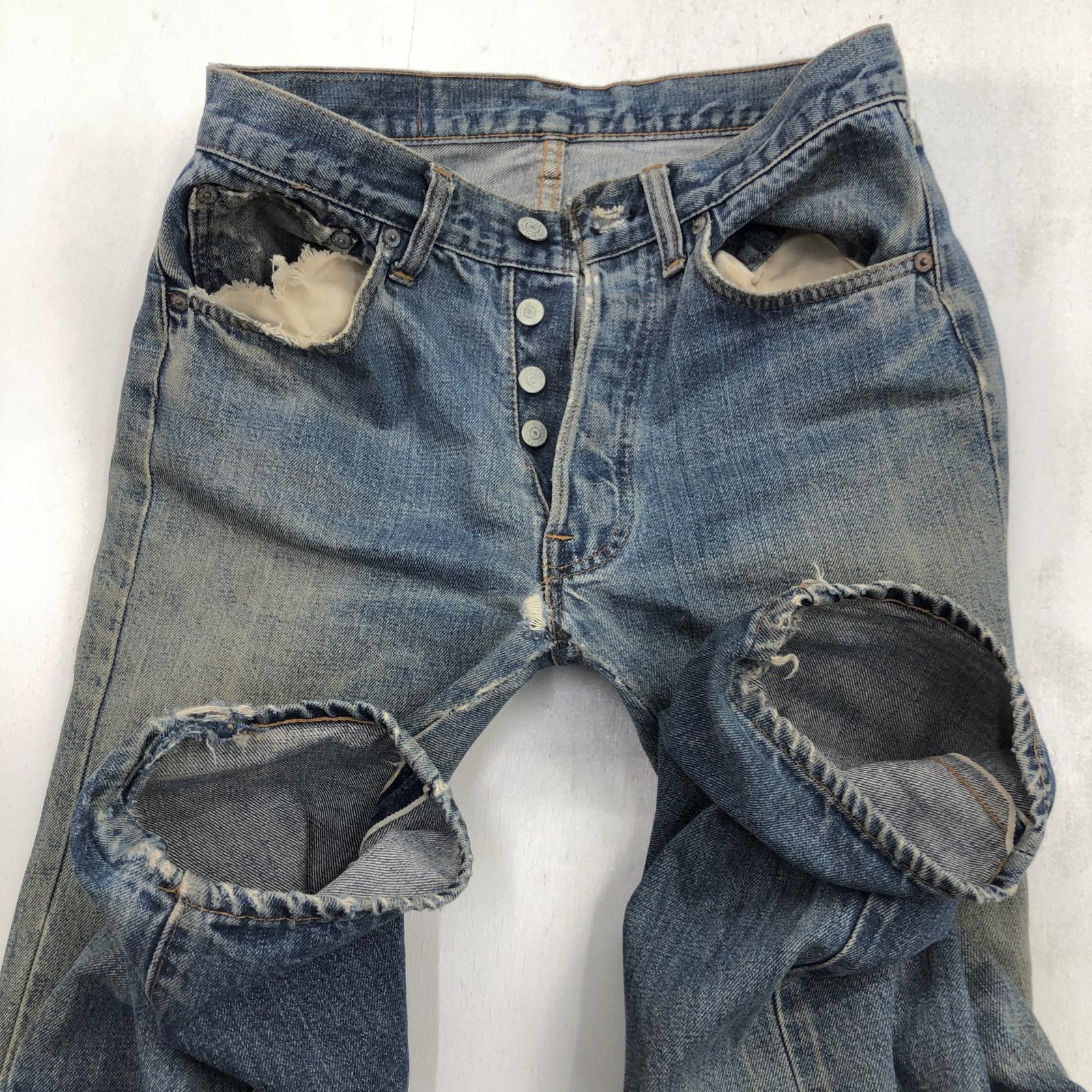LEVI'S リーバイス 70年代 USA製 501 スモールe 均等V 66前期 バック