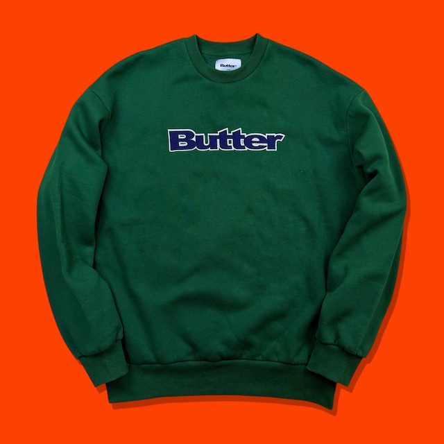 BUTTER GOODS LOGO CREWNECK SWEATSHIRT