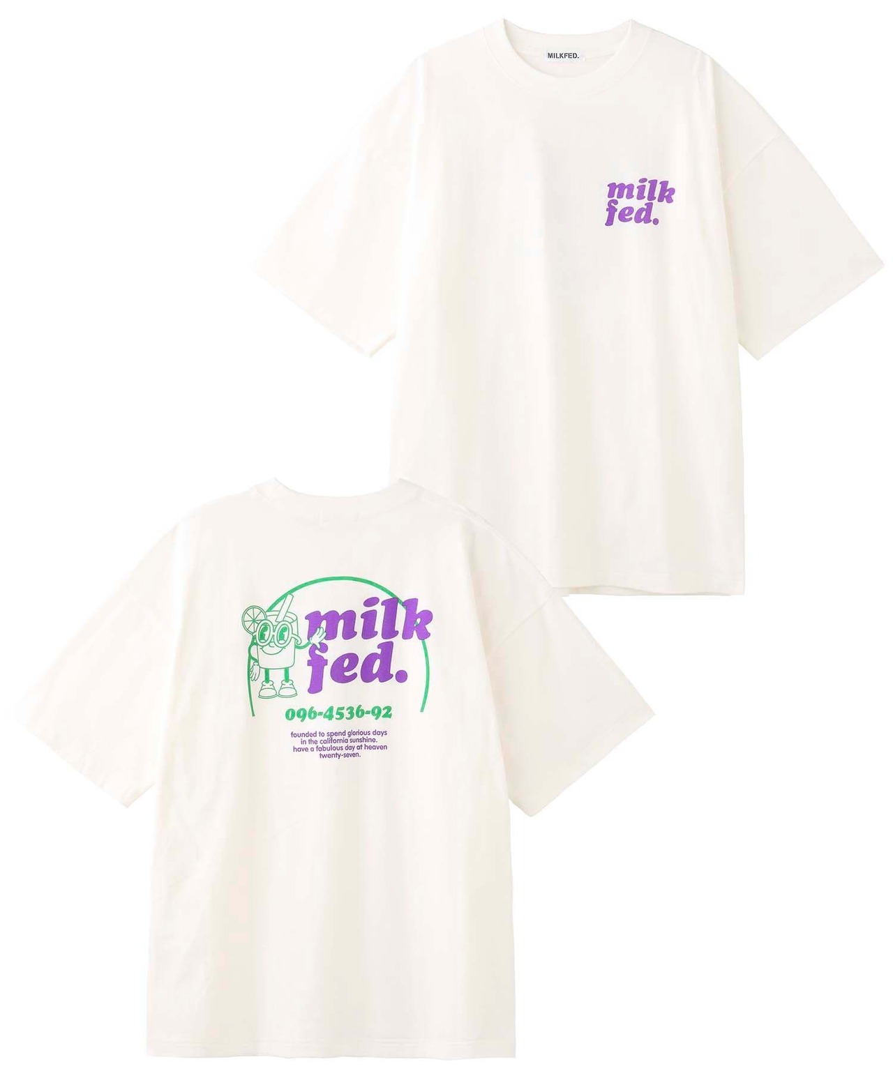 【MILKFED.】JUICE STAND MILKFED. WIDE S/S TEE