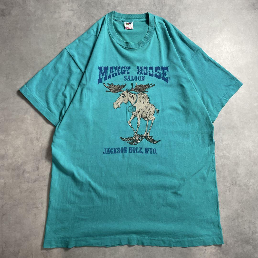 90s USA製 アメリカ バー お店 両面 vintage T-shirt