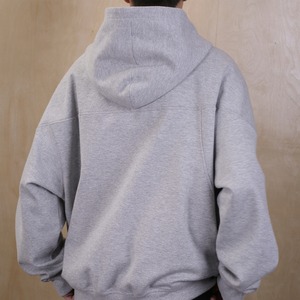 カジュアルスプリット両ジップパーカー　0815