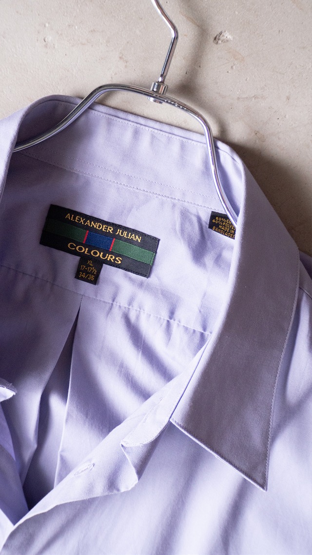 "COLOURS by ALEXANDER JULIAN" 1990s Broadcloth shirt