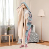 Hooded Blanket Paisley 4592