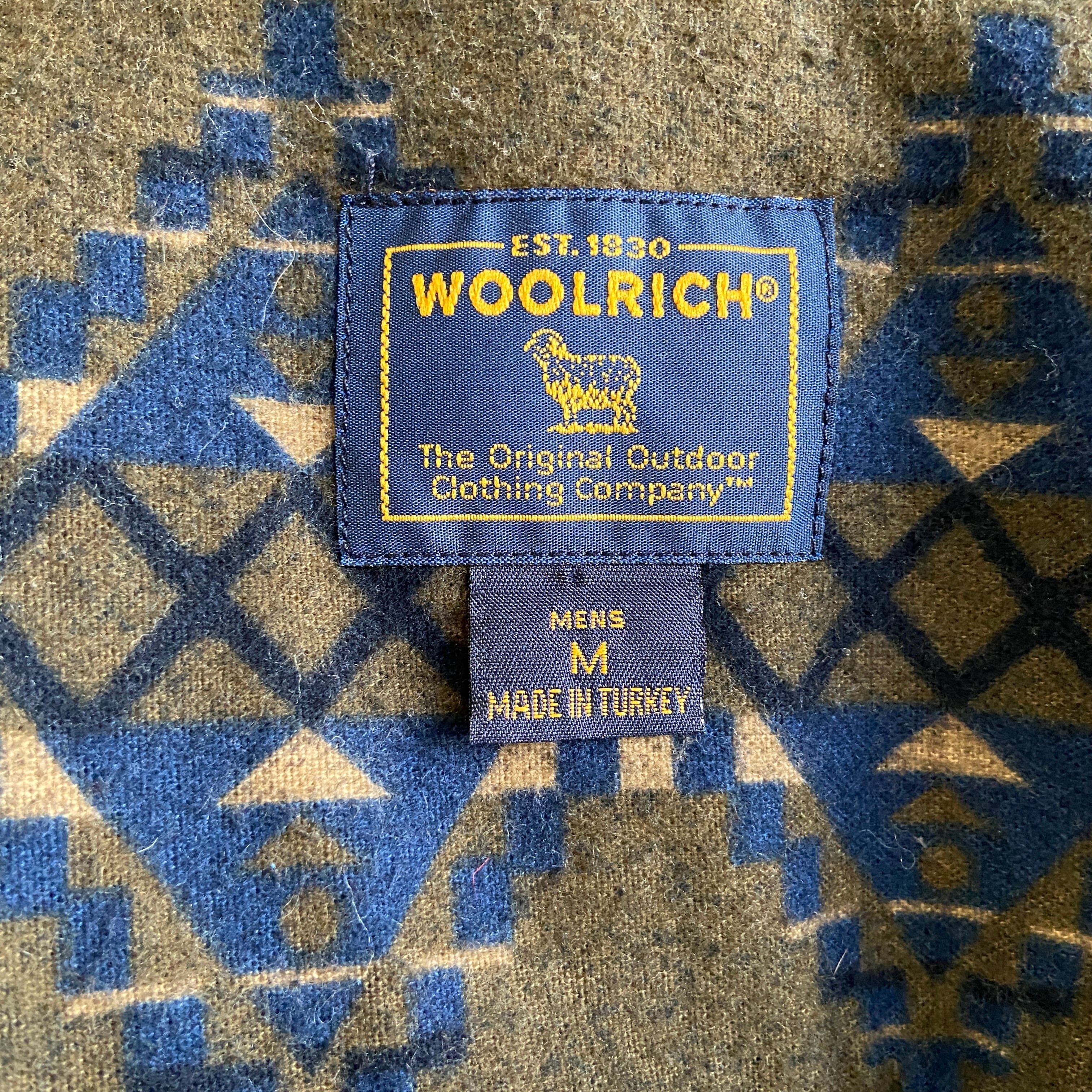 Wool Rich ウールリッチ ネイティブ柄 総柄 長袖 プリントネルシャツ