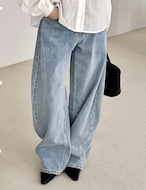 【新作5%OFF・3日間】Curve-Denim Jeans_onecolor