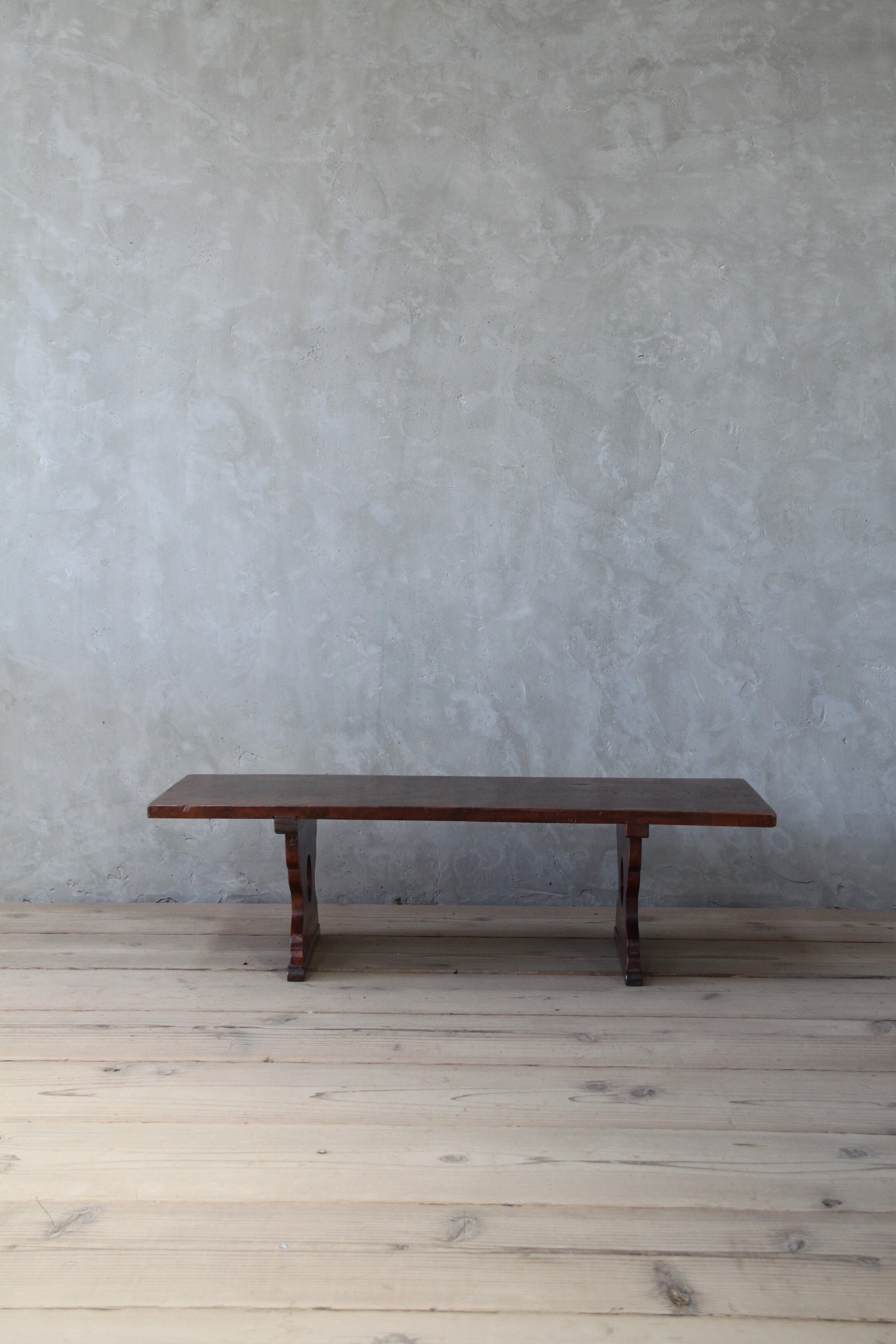 欅材の文机 古家具/古道具/アンティーク/机/テーブル/文机/ロー