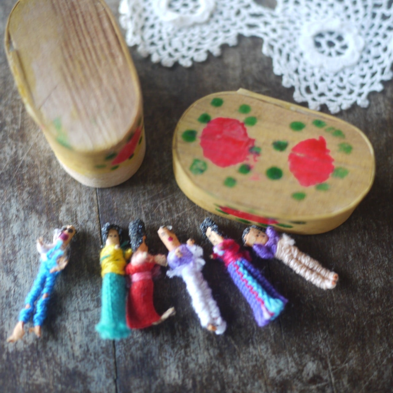 Worry Dolls 木箱入り グアテマラ