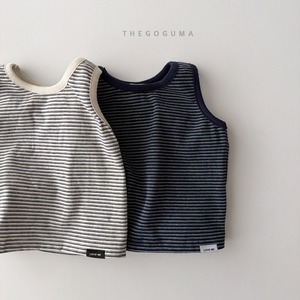 [THE GOGUMA] Petit Striped Sleeveless / [더고구마] 쁘띠단가라나시