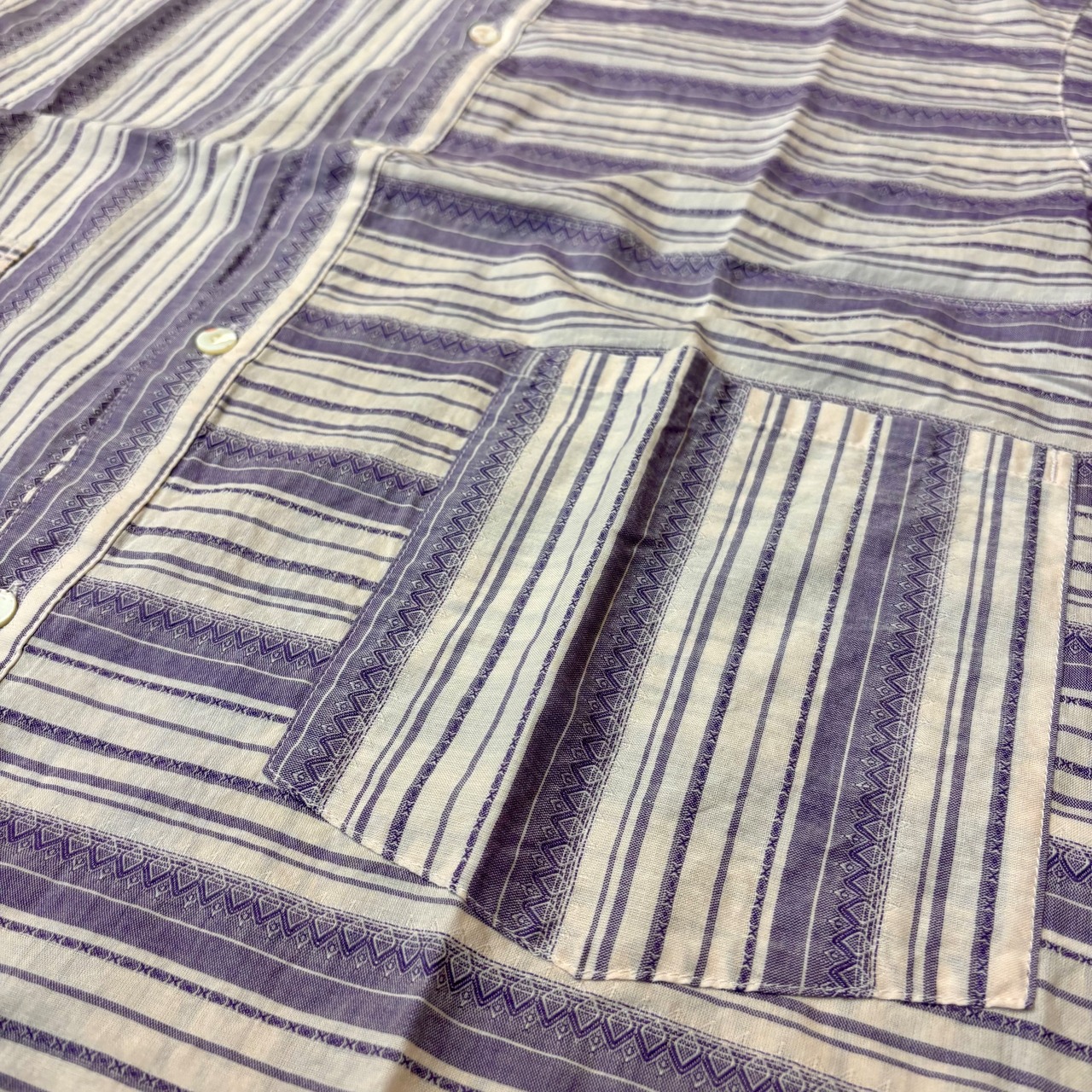 ナスングワム【Nasngwam】Vicinity S/S Shirts (Purple) - 4