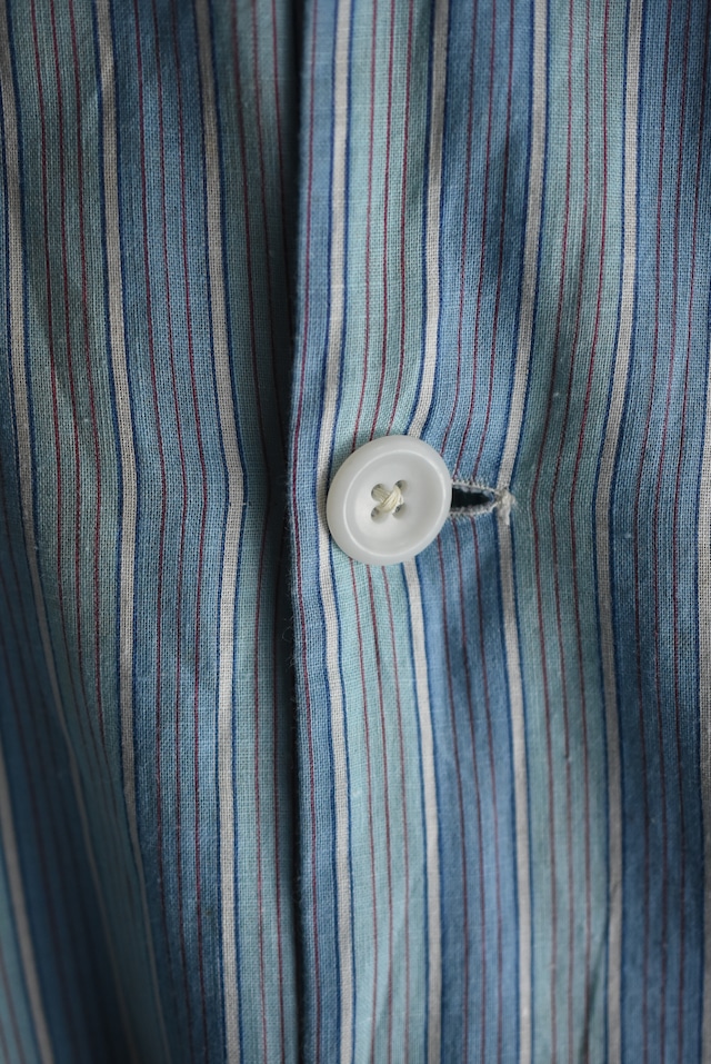 OK/50-60's "Jayson" mulch stripe pajama shirt