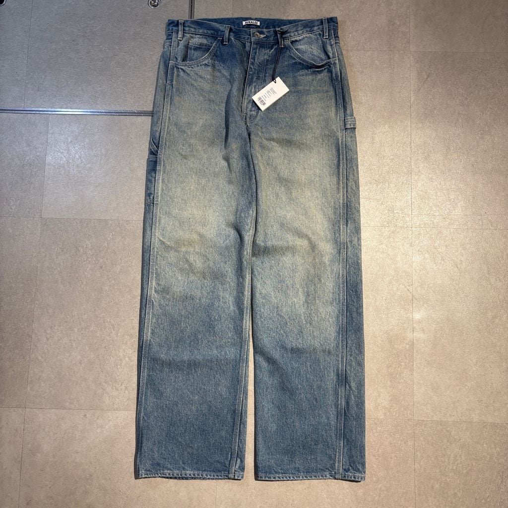 AURALEE オーラリー 24AW Selvedge Faded Heavy Denim Painter Pants