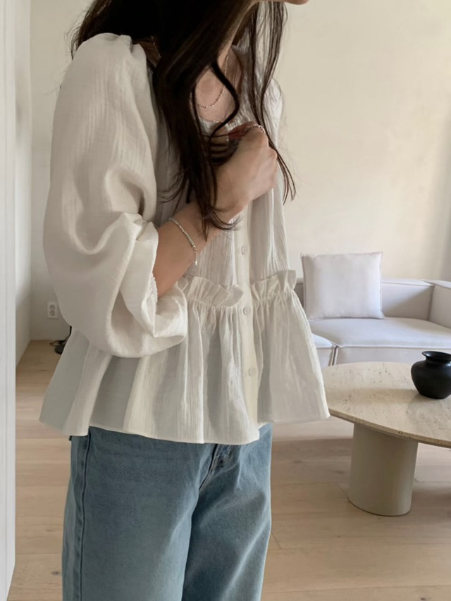 (予約) pretty young thing / Shushu blouse 2color　