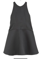 CLANE BONDED JUMPER SKIRT BLACK