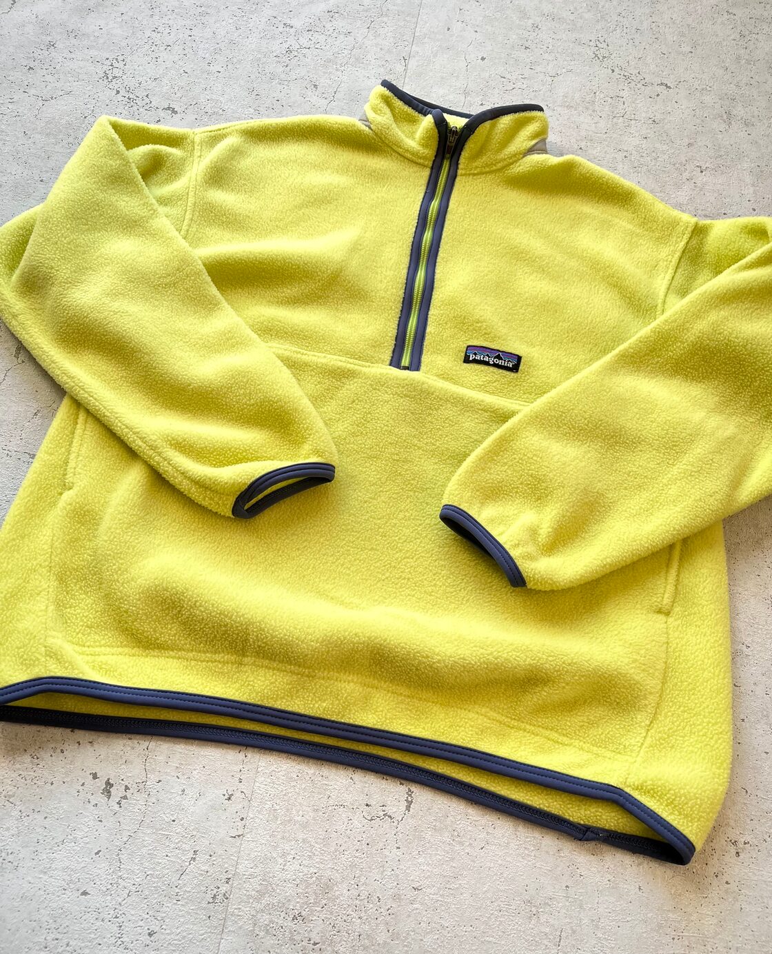 F4 PATAGONIA SYNCHILLA SWEATER HALF ZIP P/O FLEECE OLD VINTAGE 