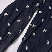 VAN JAC ヴァンヂャケット フラッグ 刺繍 デザイン スイングトップ M/ネイビー メンズ