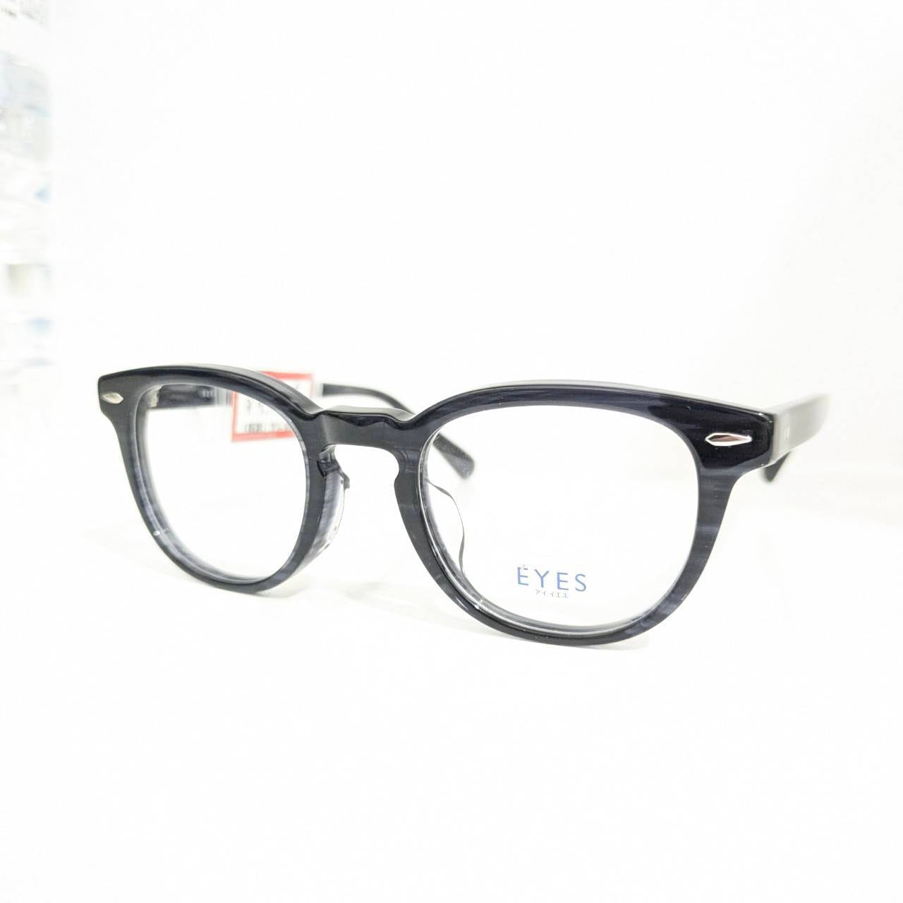 【EYES】ボストンセルフレーム ゼブラネイビー