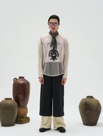 7440 37 1 Double Color Mesh Long Sleeve Tee