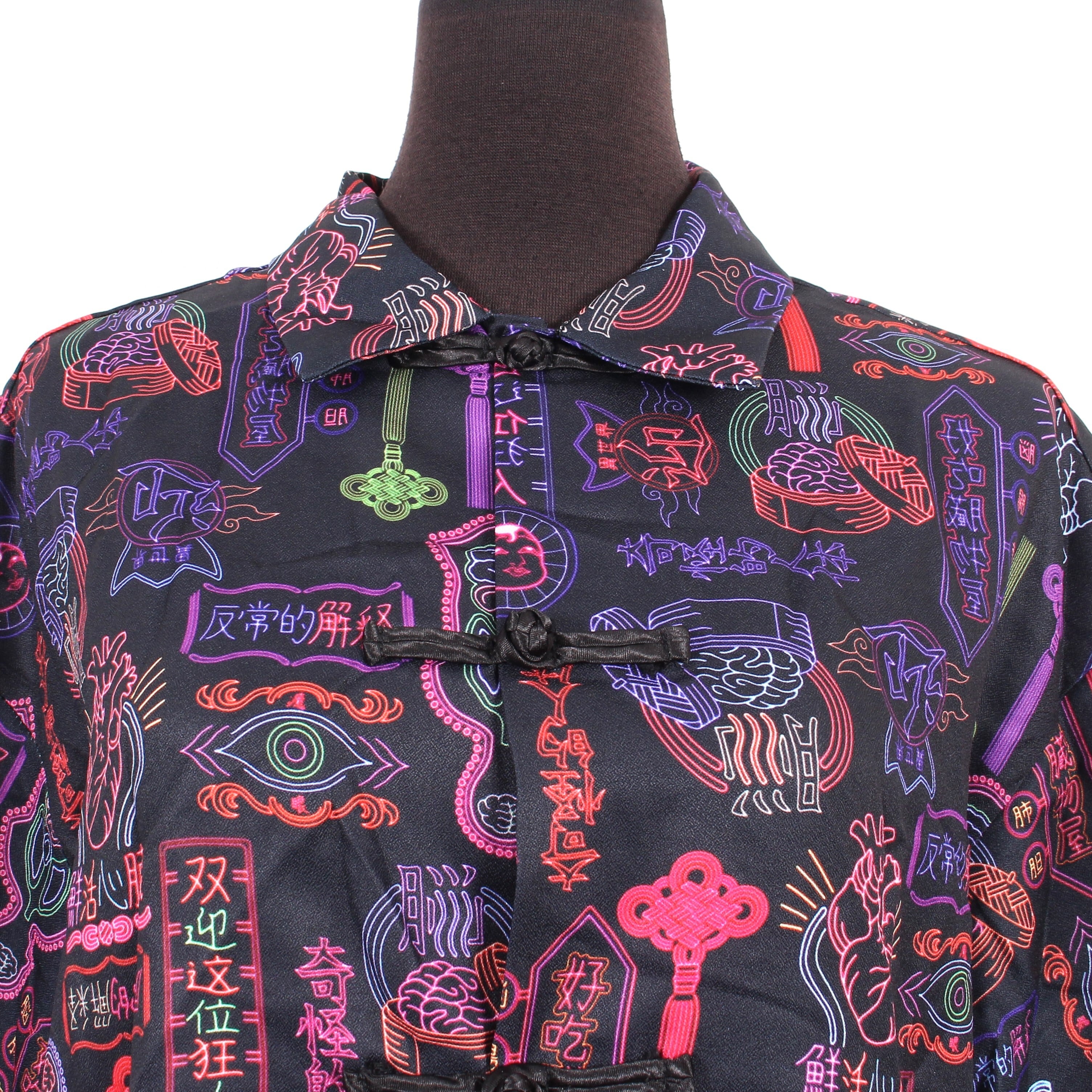 U:UME チャイナボタンシャツ クイズノック U:UME チャイナボタンシャツ