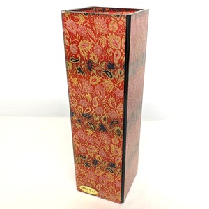 Kano・ぎやまん・ガラス花器・花瓶・フラワーベース・織物・No.230525-43・梱包サイズ60
