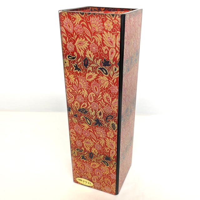 Kano・ぎやまん・ガラス花器・花瓶・フラワーベース・織物・No.230525-43・梱包サイズ60