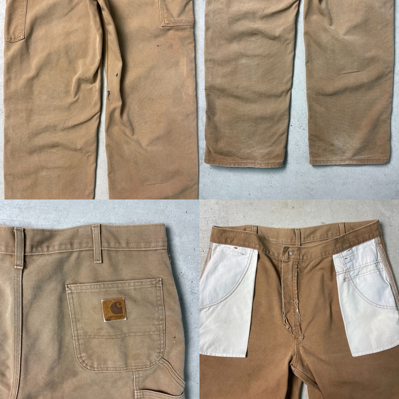 90〜00年代 USA製 Carhartt カーハート ダック地 ペインターパンツ 
