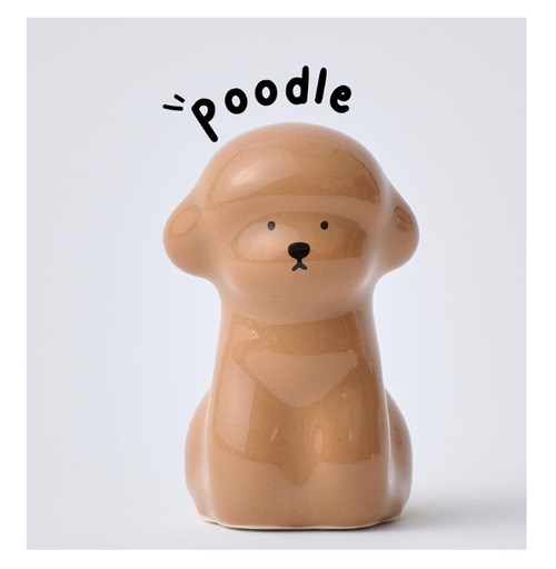 [予約販売] [tteokguk_nuna]陶器の妖精 Poodle