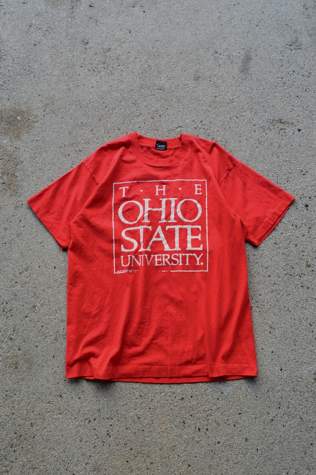 SCREEN STARS 1990's 50/50 Print Old Tee Made in USA OHIO STATE UNIVERSITY スクリーンスターズ 90 シングルステッチ