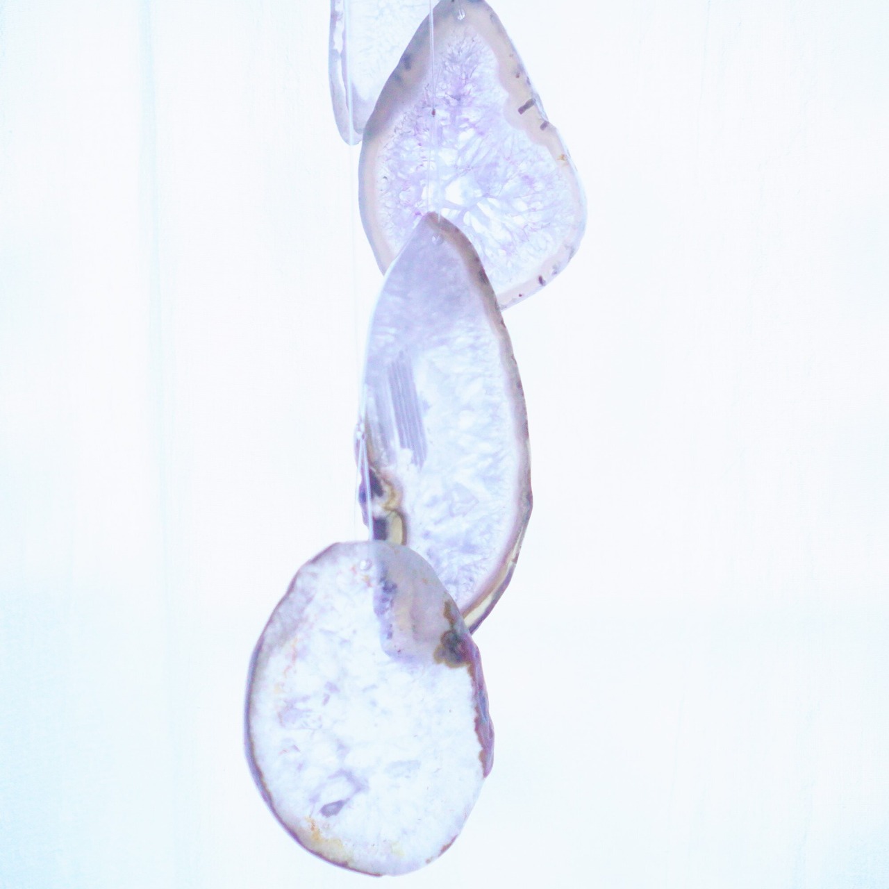 Crystal Snow - アゲートヒーリングチャイム / Agate Sun Catcher Wind Chime 517