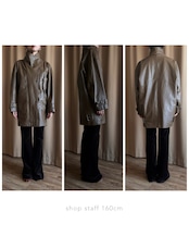 liner set real leather jacket-5134-1