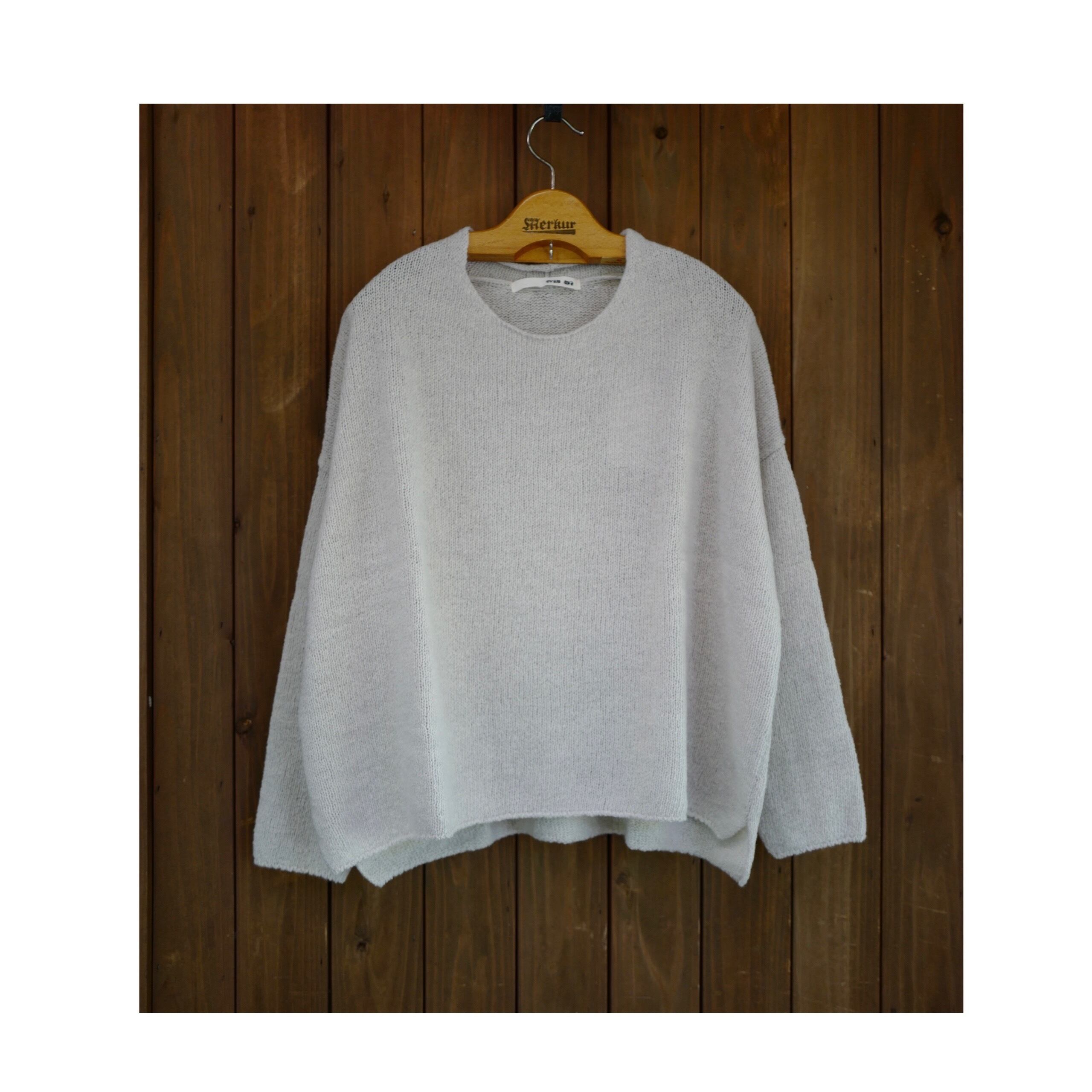 evam eva ｜renew-wool pullover knit（リサイクルウールニットプルオーバー） | robin ASO powered  by BASE