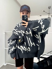 corduroy lettering cap/brown