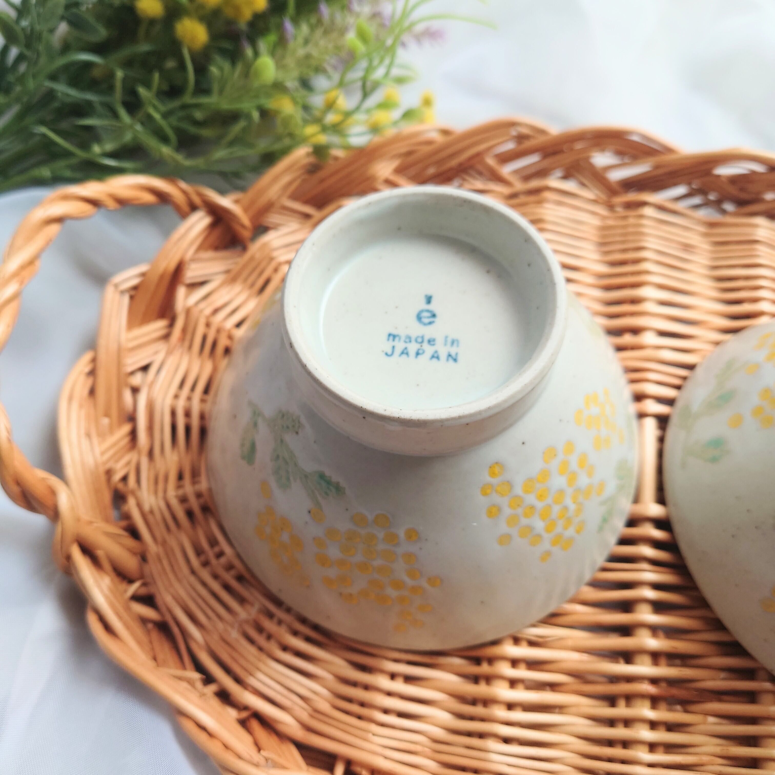 波佐見焼 茶碗 『ミモザワルツ』 | shunshuu