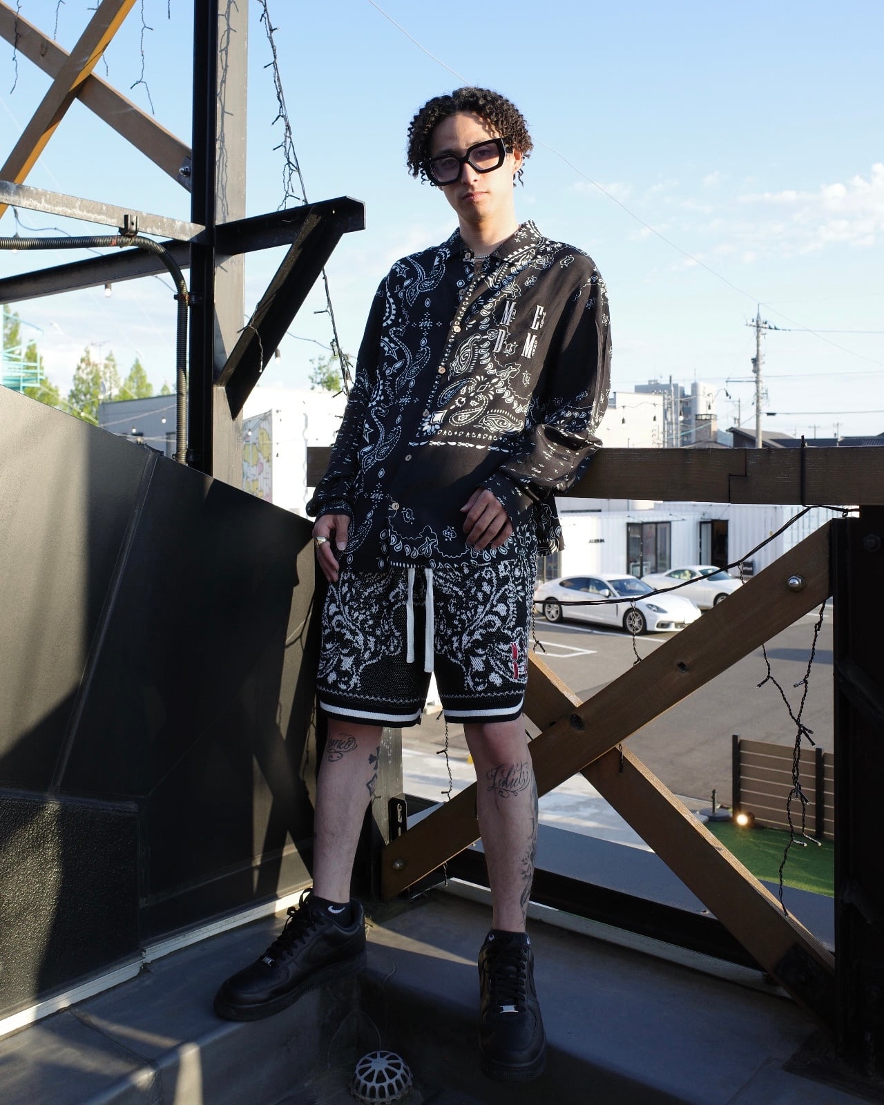 【MEDM】PAISLEY HALF PANTS