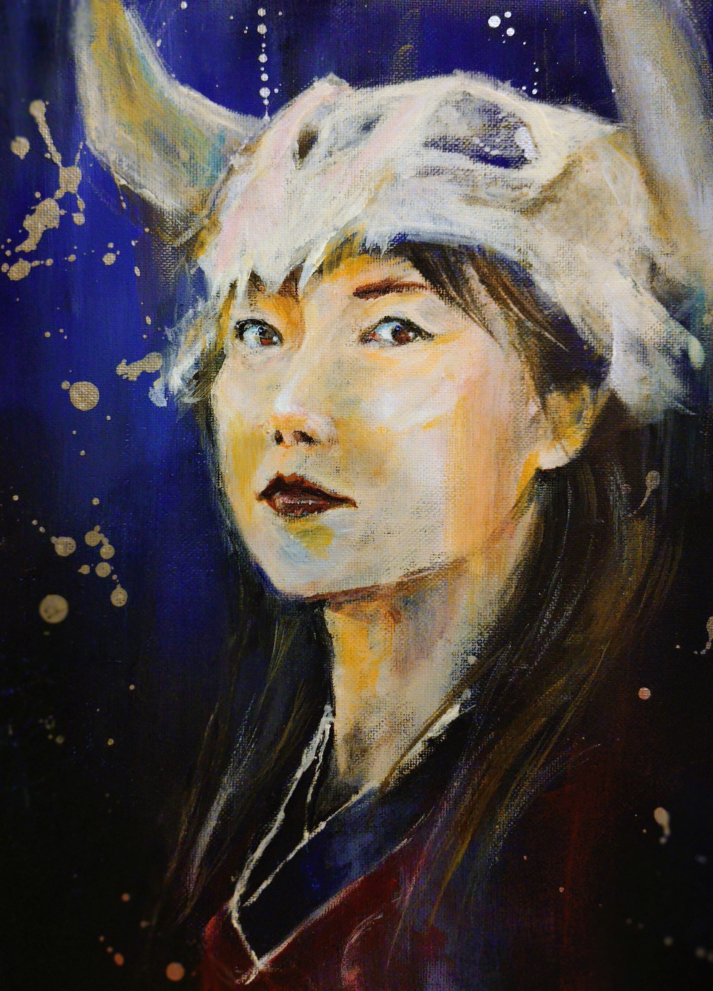お値打品『お馬心と秋の空』水彩原画 F8号 | はね馬堂