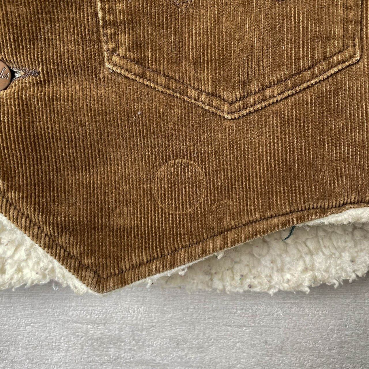 [USED] Wrangler / MADE IN USA CORDUROYxBOA VEST