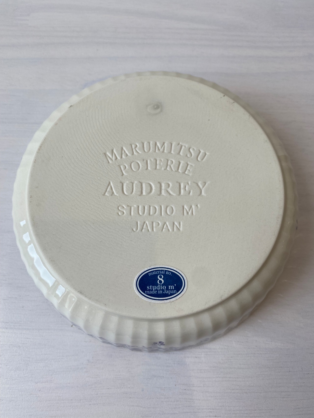 【マルミツポテリ】　オードリー タルト 食器