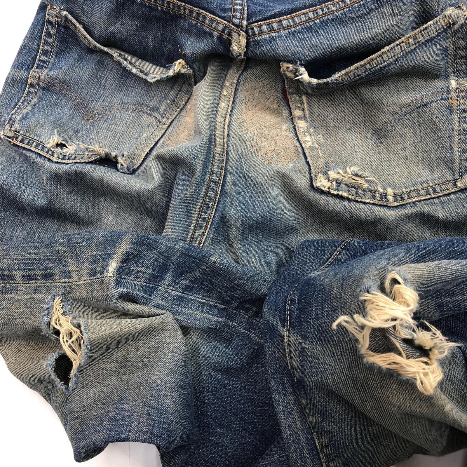LEVI'S リーバイス 70年代 USA製 501 BIG E 66前期 バックポケット 裏